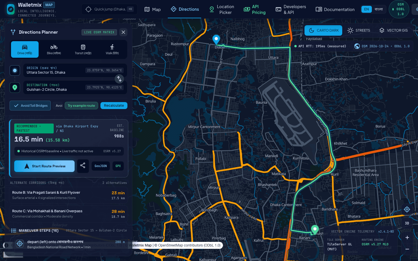Walletmix Map screenshot 1